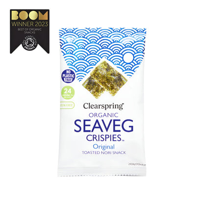 Seaveg Crispies Original Organic 4g - Clearspring - Snack - Eco Natural Products