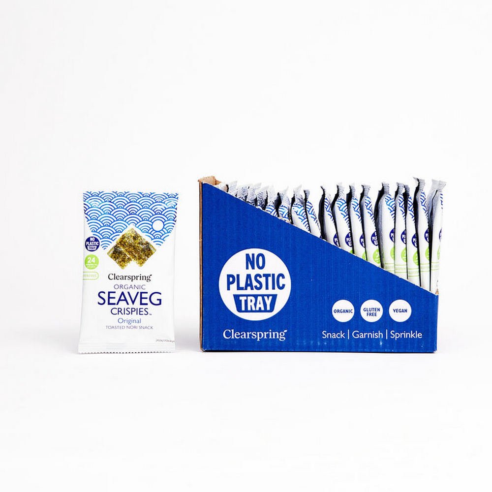 Seaveg Crispies Original Organic 4g - Clearspring - Snack - Eco Natural Products