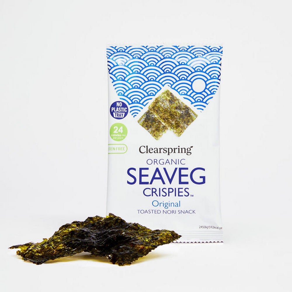Seaveg Crispies Original Organic 4g - Clearspring - Snack - Eco Natural Products