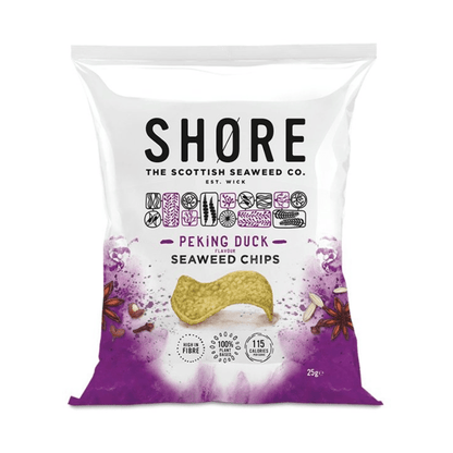 Seaweed Chips Asian Peking 25g - Shore Scottish Seaweed - Crisps - Eco Natural Products