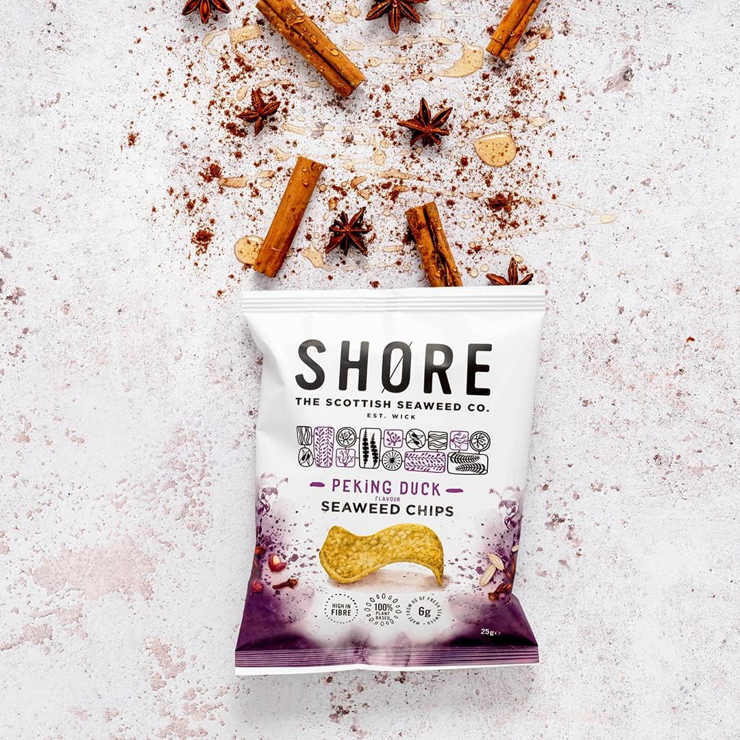 Seaweed Chips Asian Peking 25g - Shore Scottish Seaweed - Chips - Eco Natural Products