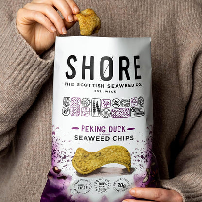 Seaweed Chips Asian Peking 80g - Shore Scottish Seaweed - Chips - Eco Natural Products