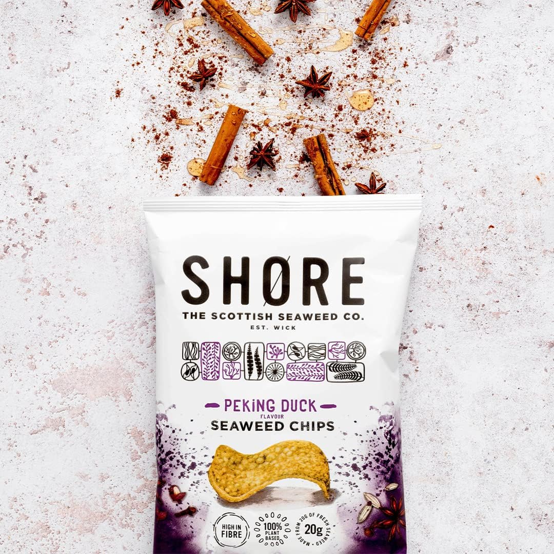 Seaweed Chips Asian Peking 80g - Shore Scottish Seaweed - Chips - Eco Natural Products
