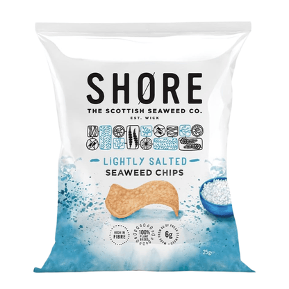 Seaweed Chips Sea Salt 25g - Shore Scottish Seaweed - Chips - Eco Natural Products