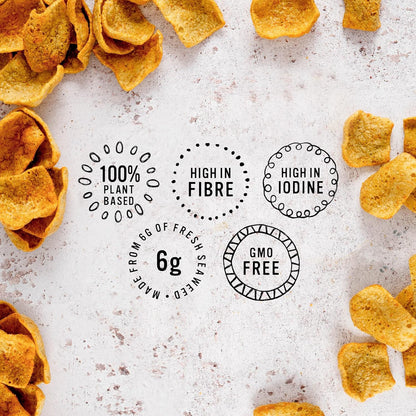 Seaweed Chips Sea Salt 25g - Shore Scottish Seaweed - Chips - Eco Natural Products