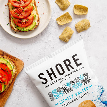 Seaweed Chips Sea Salt 25g - Shore Scottish Seaweed - Chips - Eco Natural Products
