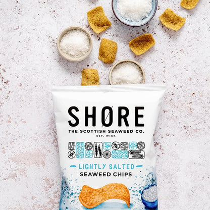 Seaweed Chips Sea Salt 25g - Shore Scottish Seaweed - Chips - Eco Natural Products