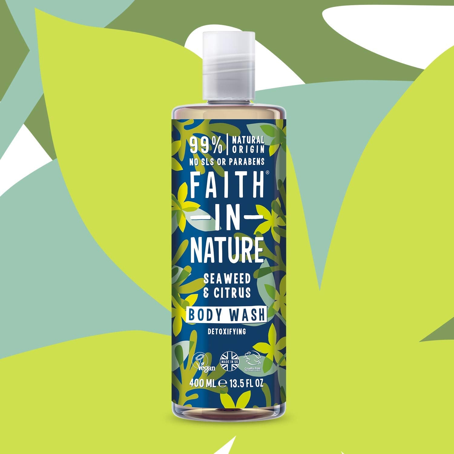 Seaweed & Citrus Body Wash 400ml - Faith in Nature - Body Wash - Eco Natural Products