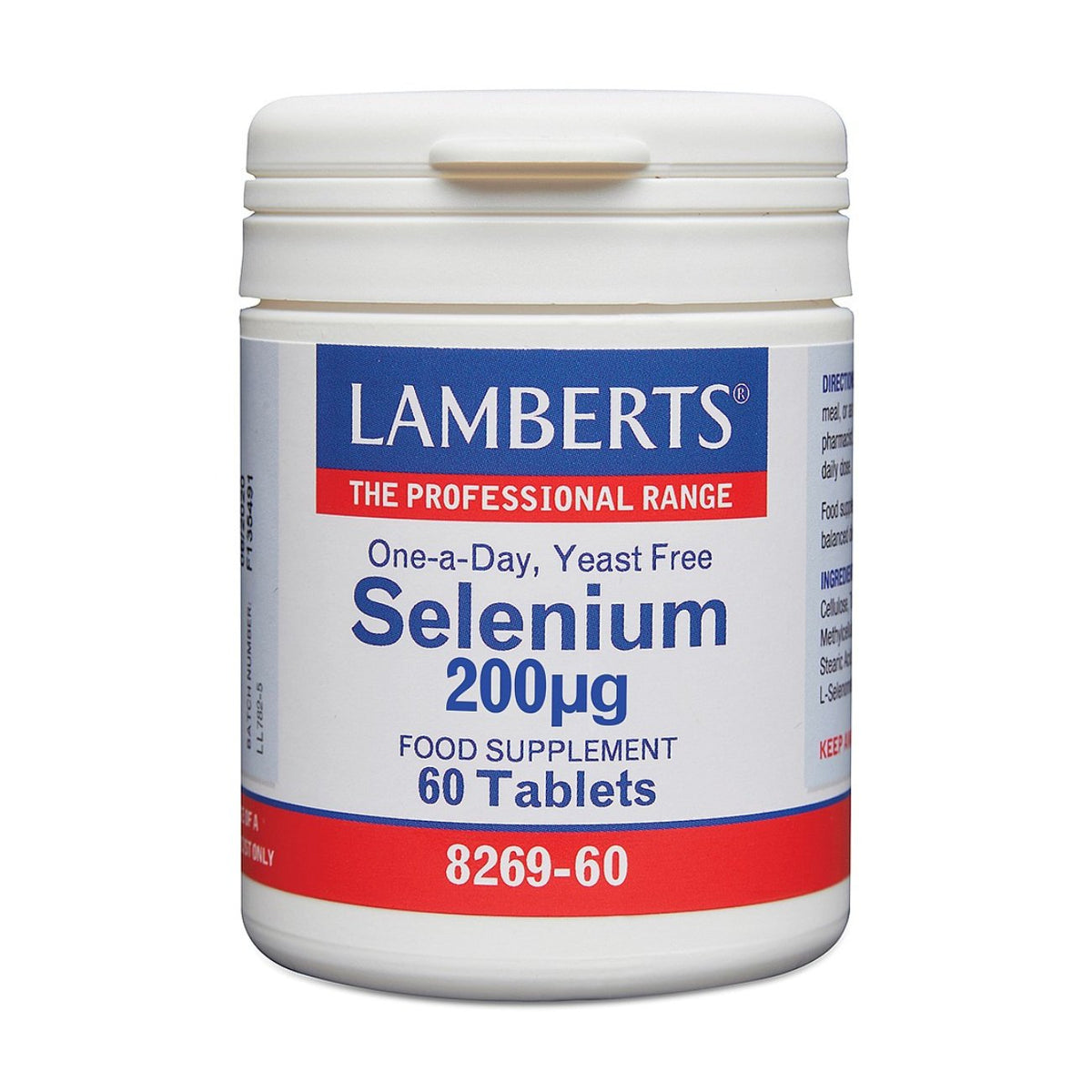 Selenium 200µg 60 Tabs - Lamberts - Food Supplement - Eco Natural Products
