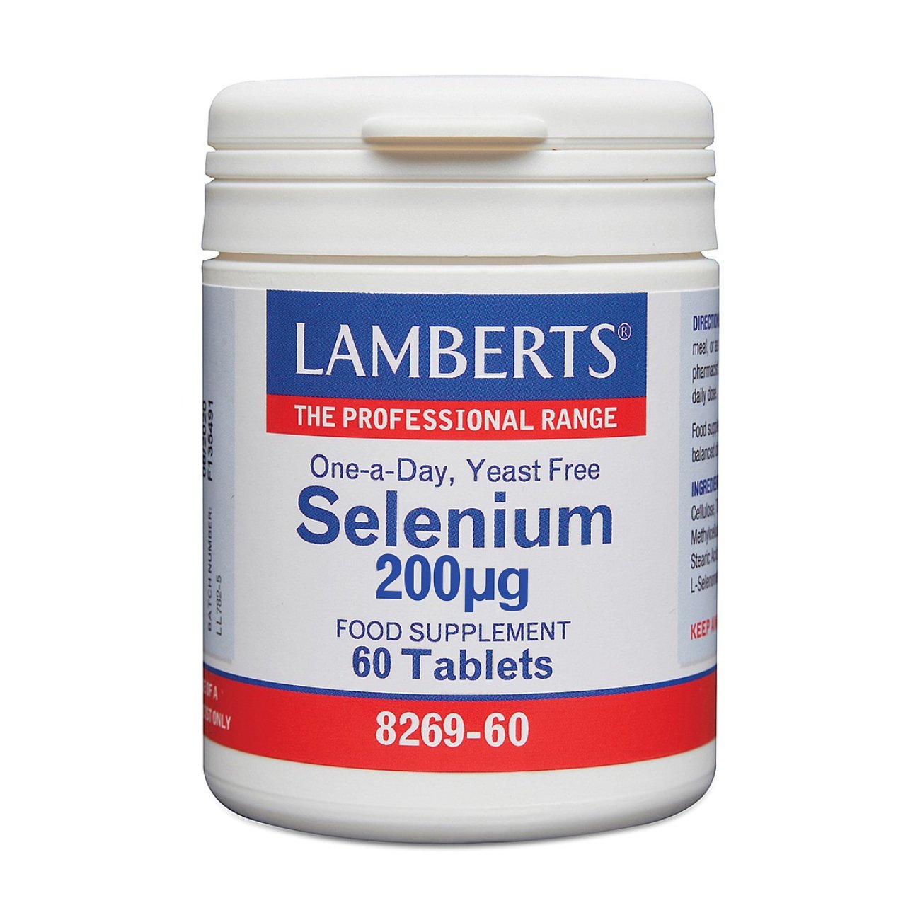 Selenium 200µg 60 Tabs - Lamberts - Food Supplement - Eco Natural Products