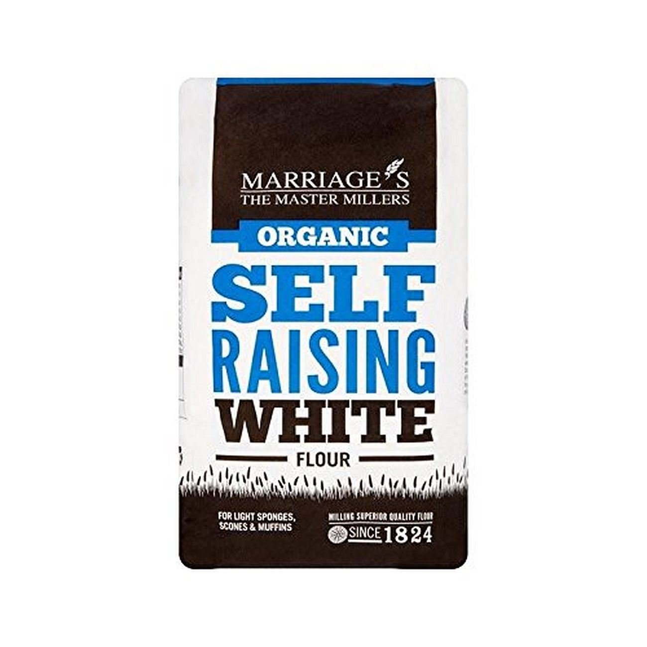 Self Raising White Flour 1kg - W H Marriage - Flour - Eco Natural Products