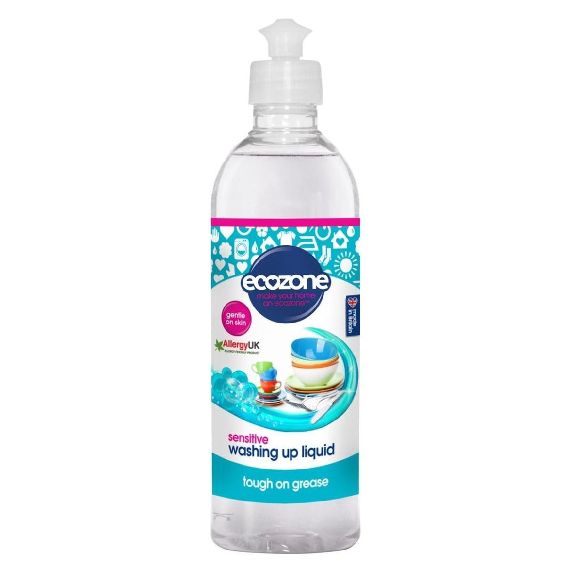 Sensitive Washing Up Liquid 500ml - Ecozone - Eco Natural Products