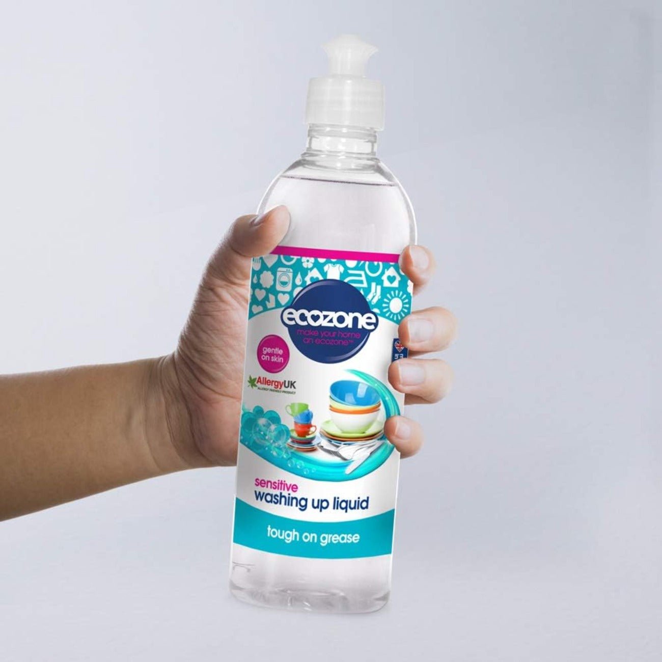 Sensitive Washing Up Liquid 500ml - Ecozone - Eco Natural Products
