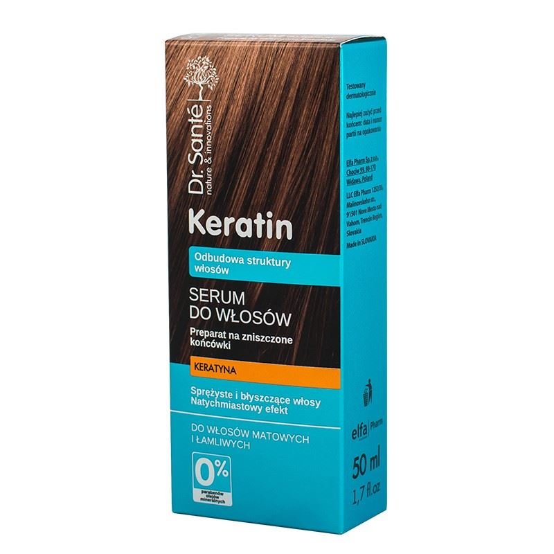 Serum Keratin for Dull & Brittle Hair 50ml - Dr. Sante - Deep Conditioning - Eco Natural Products