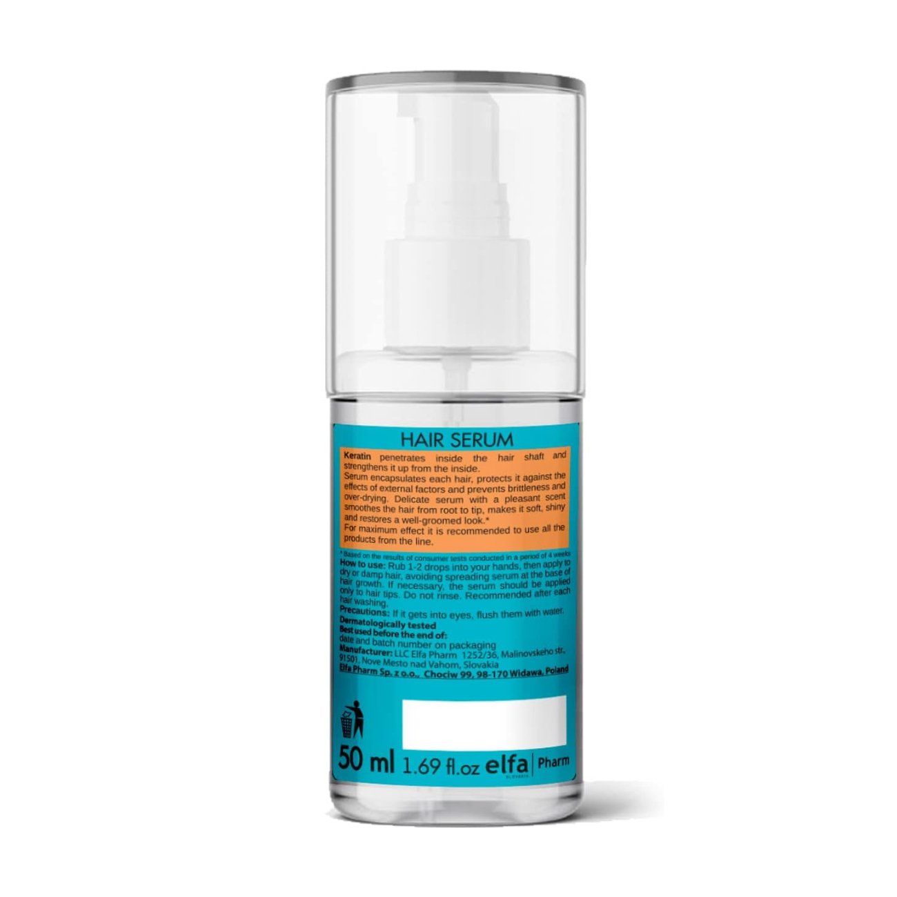 Serum Keratin for Dull & Brittle Hair 50ml - Dr. Sante - Deep Conditioning - Eco Natural Products