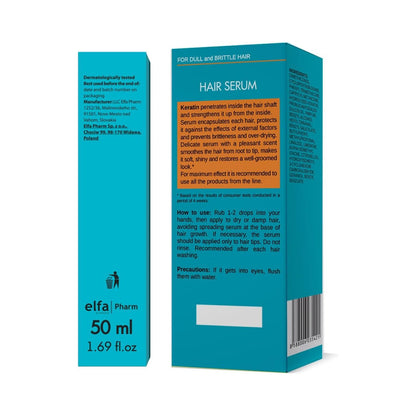 Serum Keratin for Dull & Brittle Hair 50ml - Dr. Sante - Deep Conditioning - Eco Natural Products
