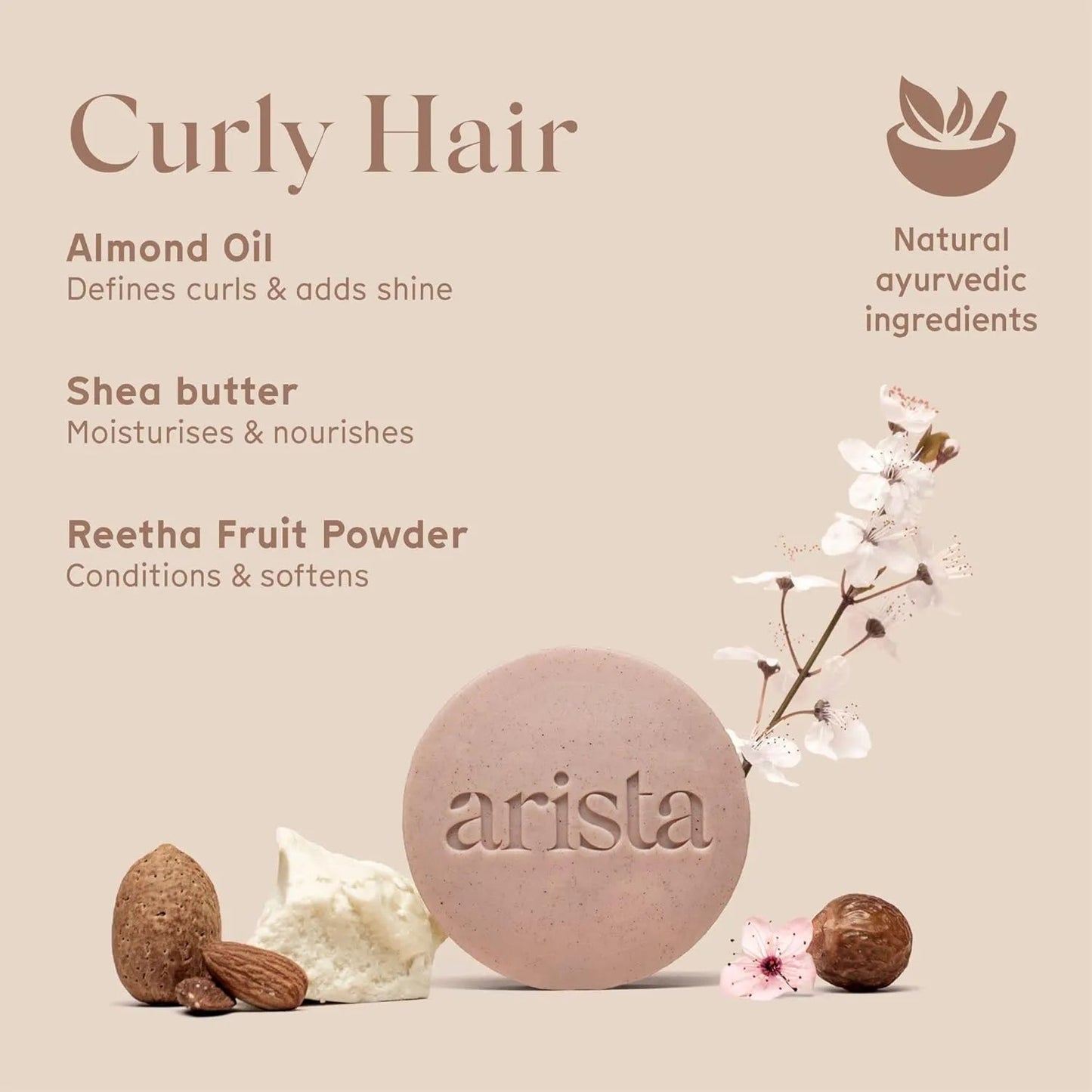 Shampoo Bar Curly Hair 80g - Arista - Shampoo - Arista