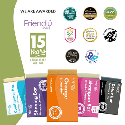 Shampoo Bar Fragrance Free 95g - Friendly Soap - Shampoo - Eco Natural Products