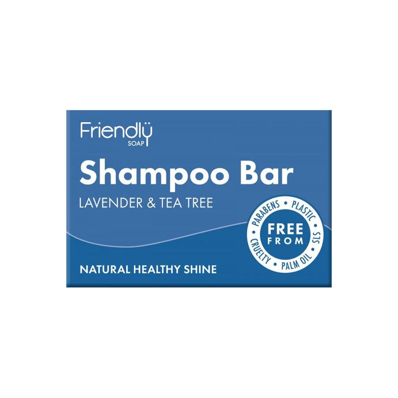 Shampoo Bar Lavender and Tea Tree 95g - Friendly Soap - Shampoo - Eco Natural Products