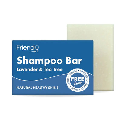 Shampoo Bar Lavender and Tea Tree 95g - Friendly Soap - Shampoo - Eco Natural Products