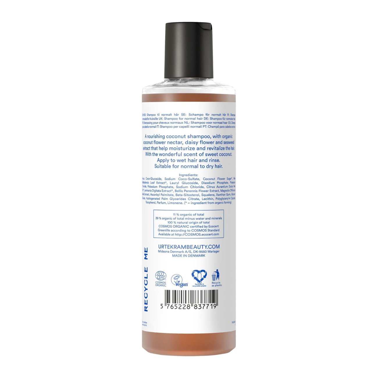 Shampoo Coconut for Normal Hair 250ml [BLACK FRIDAY] - Eco Natural Products - Urtekram - Shampoo