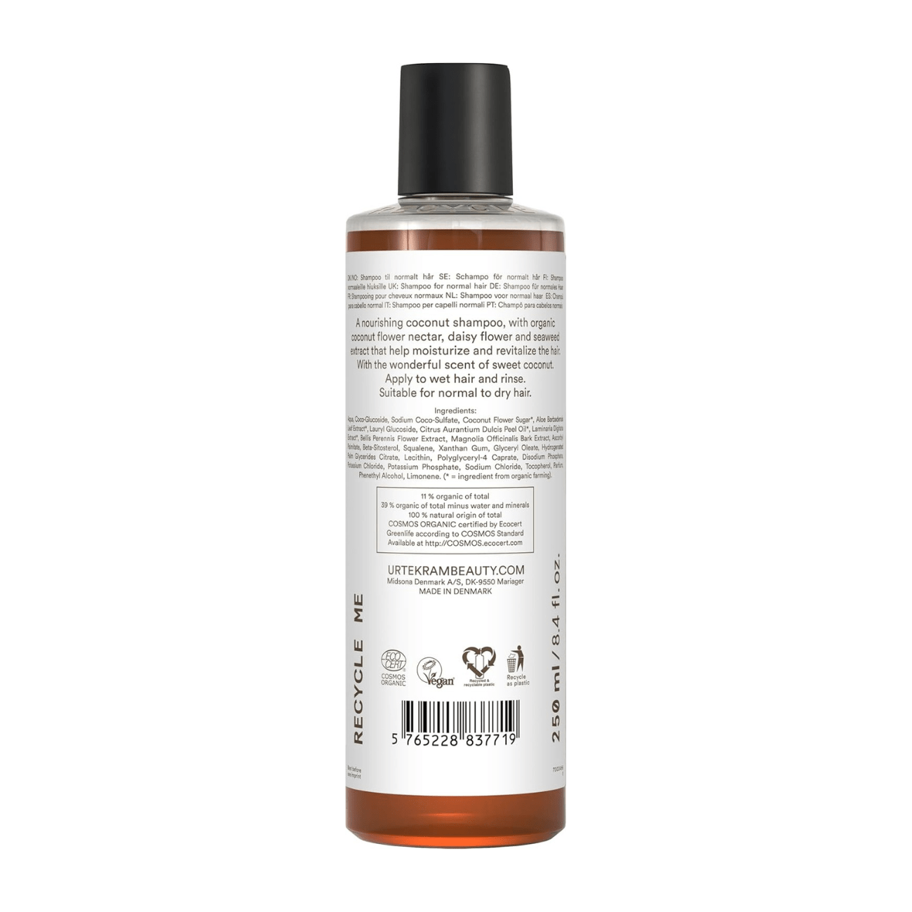 Shampoo Coconut for Normal Hair 250ml - Urtekram - Shampoo - Urtekram