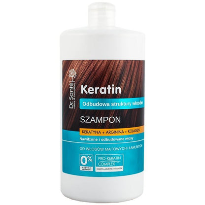 Shampoo Keratin, Arginine and Collagen 1 Litre - Dr. Sante - Shampoo - Eco Natural Products