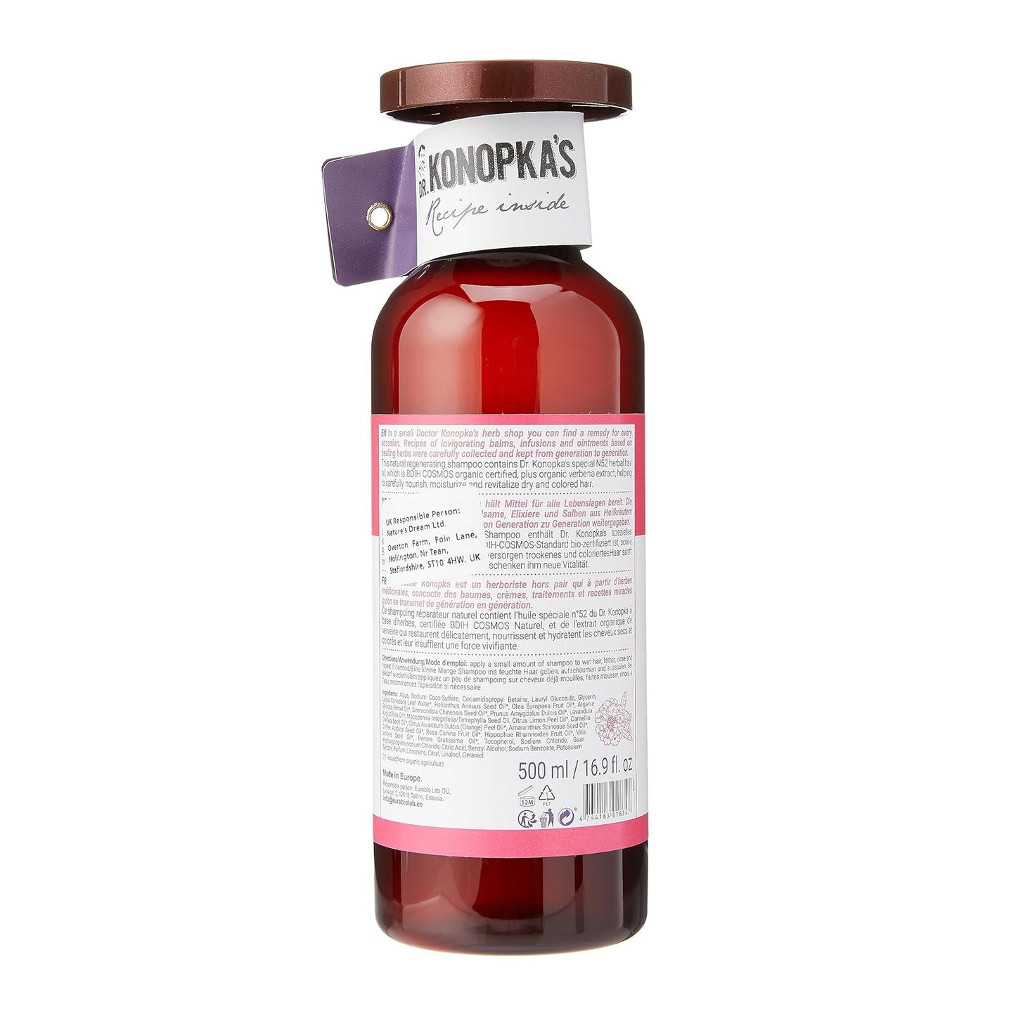 Shampoo Regenerating 500ml - Dr. Konopka - Shampoo - Eco Natural Products