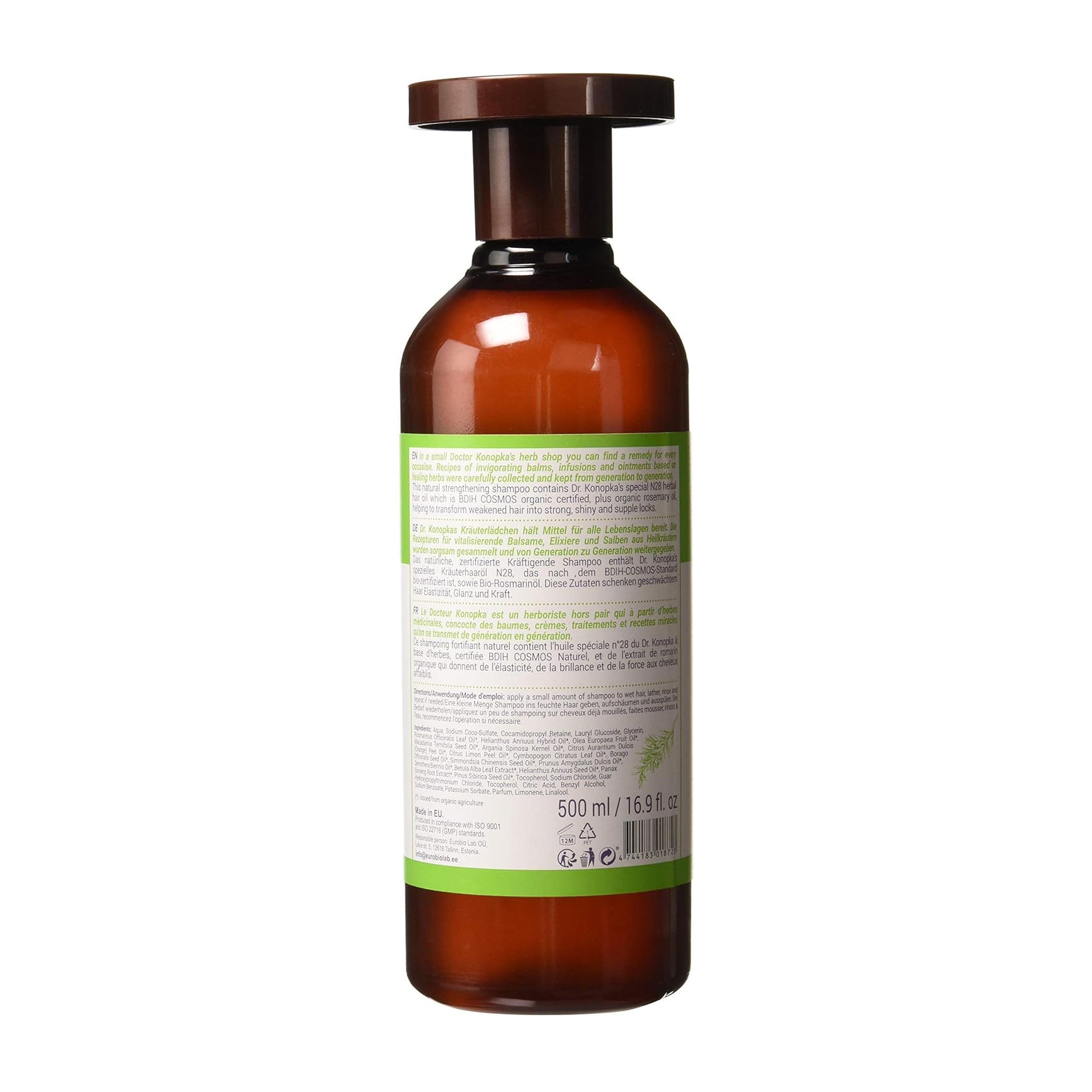 Shampoo Strengthening 500ml - Dr. Konopka - Shampoo - Eco Natural Products