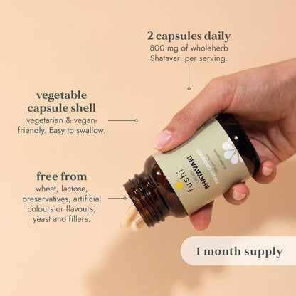 Shatavari Root Organic 60 Capsules - Fushi Wellbeing - Supplement - Eco Natural Products