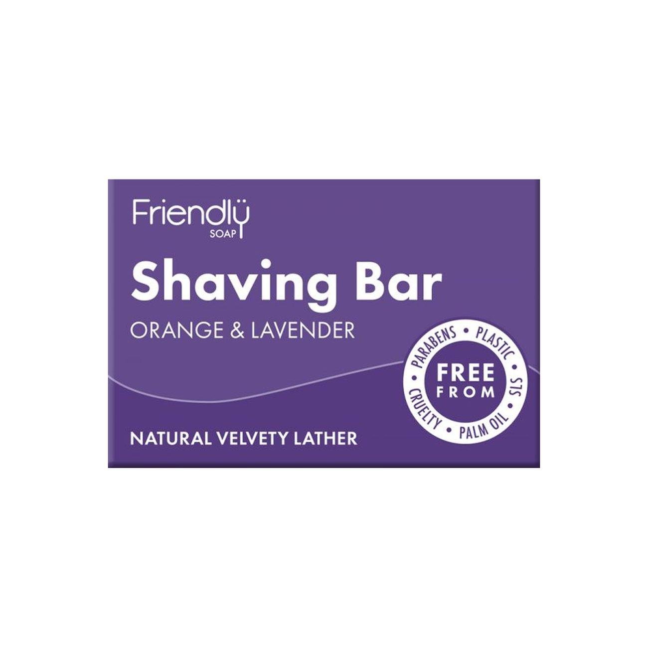 Shaving Soap Orange and Lavender 95g - Friendly Soap - Shaving Soap - Eco Natural Products