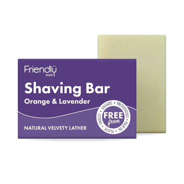 Shaving Soap Orange and Lavender 95g - Friendly Soap - Shaving Soap - Eco Natural Products
