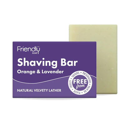 Shaving Soap Orange and Lavender 95g - Friendly Soap - Shaving Soap - Eco Natural Products