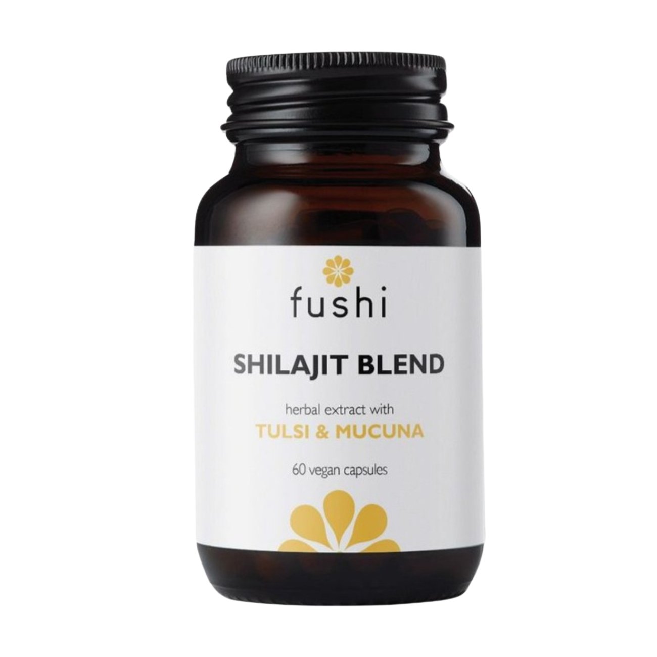 Shilajit Whole Food Extra Strength 500mg 60 Capsules - Fushi Wellbeing - Food Supplement - Eco Natural Products