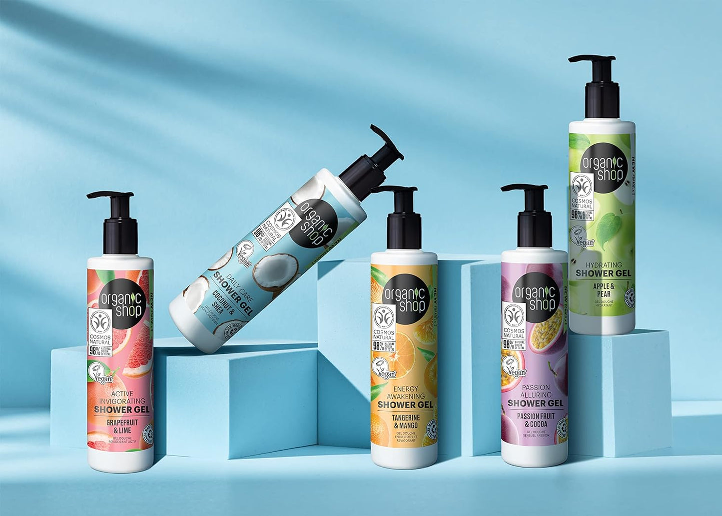 Shower Gel Alluring Passion Fruit & Cocoa 280ml - Organic Shop - Body Wash - Eco Natural Products