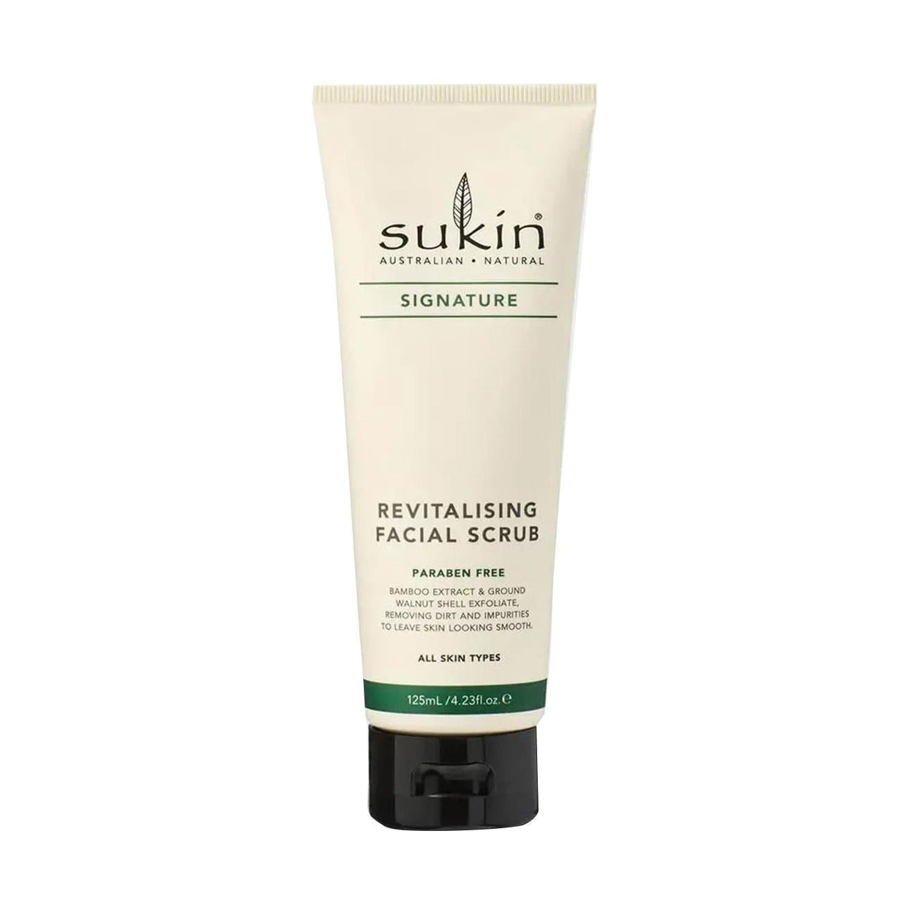 Signature Revitalising Facial Scrub Tube 125ml [BLACK FRIDAY] - Eco Natural Products - Sukin - Facial scrub