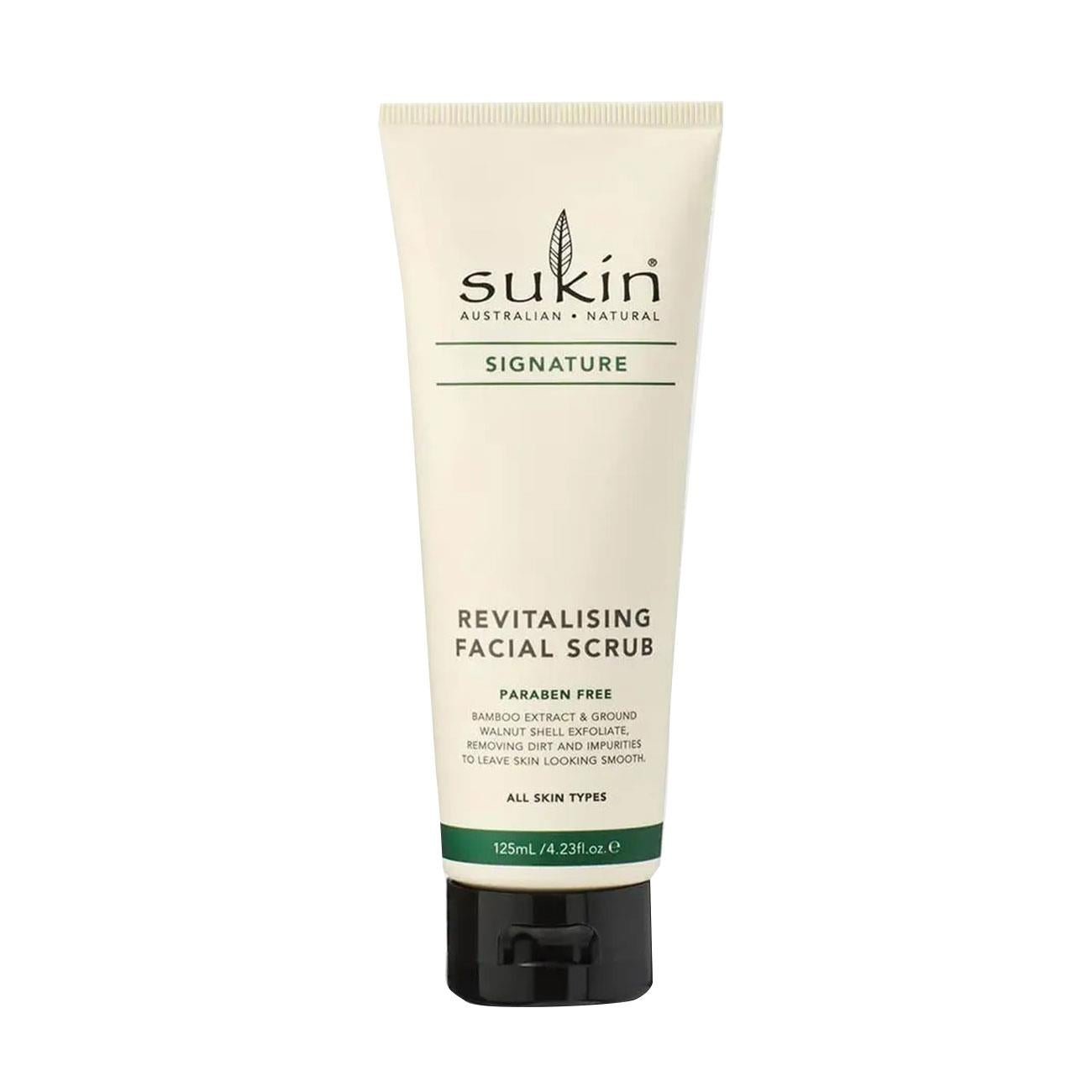 Signature Revitalising Facial Scrub Tube 125ml - Sukin - Facial scrub - Eco Natural Products