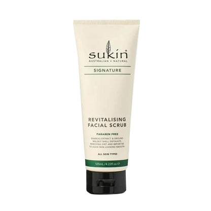 Signature Revitalising Facial Scrub Tube 125ml - Sukin - Facial scrub - Eco Natural Products
