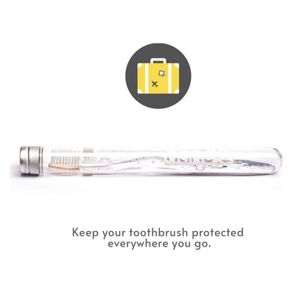 Silver Toothbrush Crystal Handle - Nano - B - Toothbrush - Eco Natural Products
