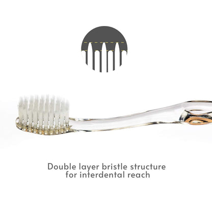Silver Toothbrush Crystal Handle - Nano - B - Toothbrush - Eco Natural Products