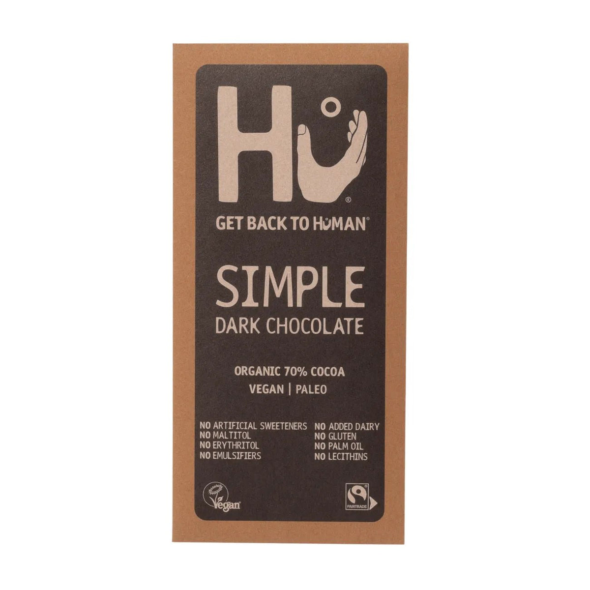 Simple Dark Chocolate Bar 60g - Hu - Chocolate Bar - Hu