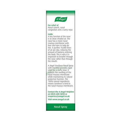 Sinuforce Nasal Spray 20ml - A. Vogel - Herbal Supplement - Eco Natural Products