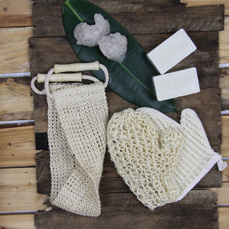 Sisal Glove for Skin Exfoliation - Anti Cellulite - Donegal - Mitt - Eco Natural Products