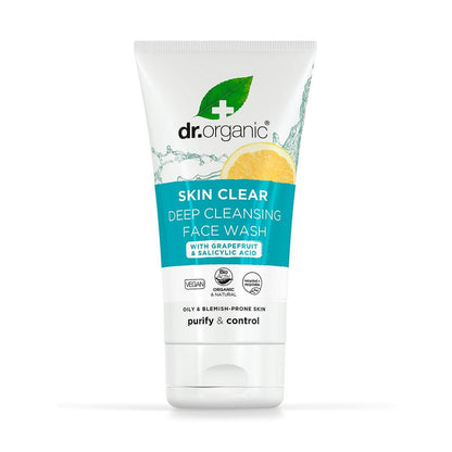 Skin Clear Deep Pore Face Wash 125ml - Dr Organic - Face wash - Eco Natural Products