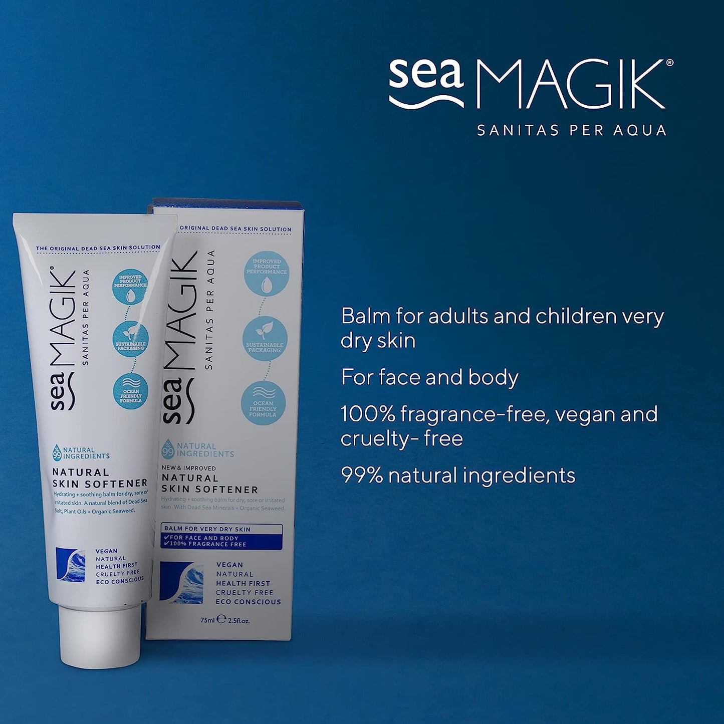 Skin Softener 75ml - Dead Sea Spa Magik - Balm - Eco Natural Products