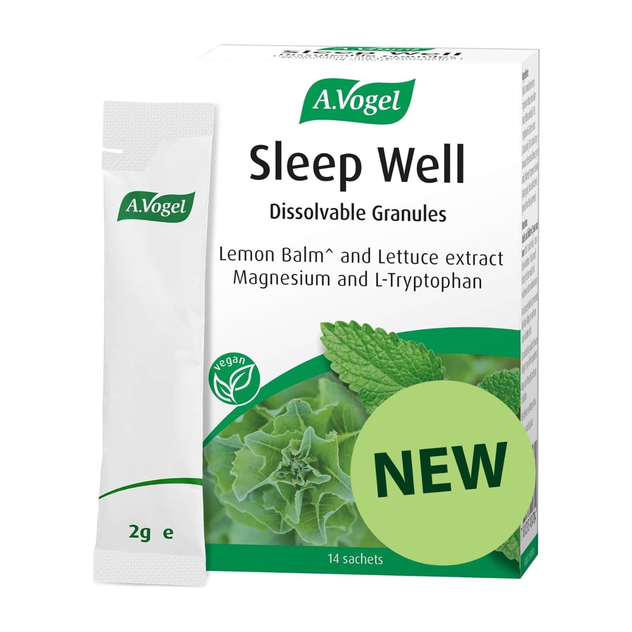 Sleep Well Dissolvable Granules 14 Sachets - A. Vogel - Food Supplement - Eco Natural Products