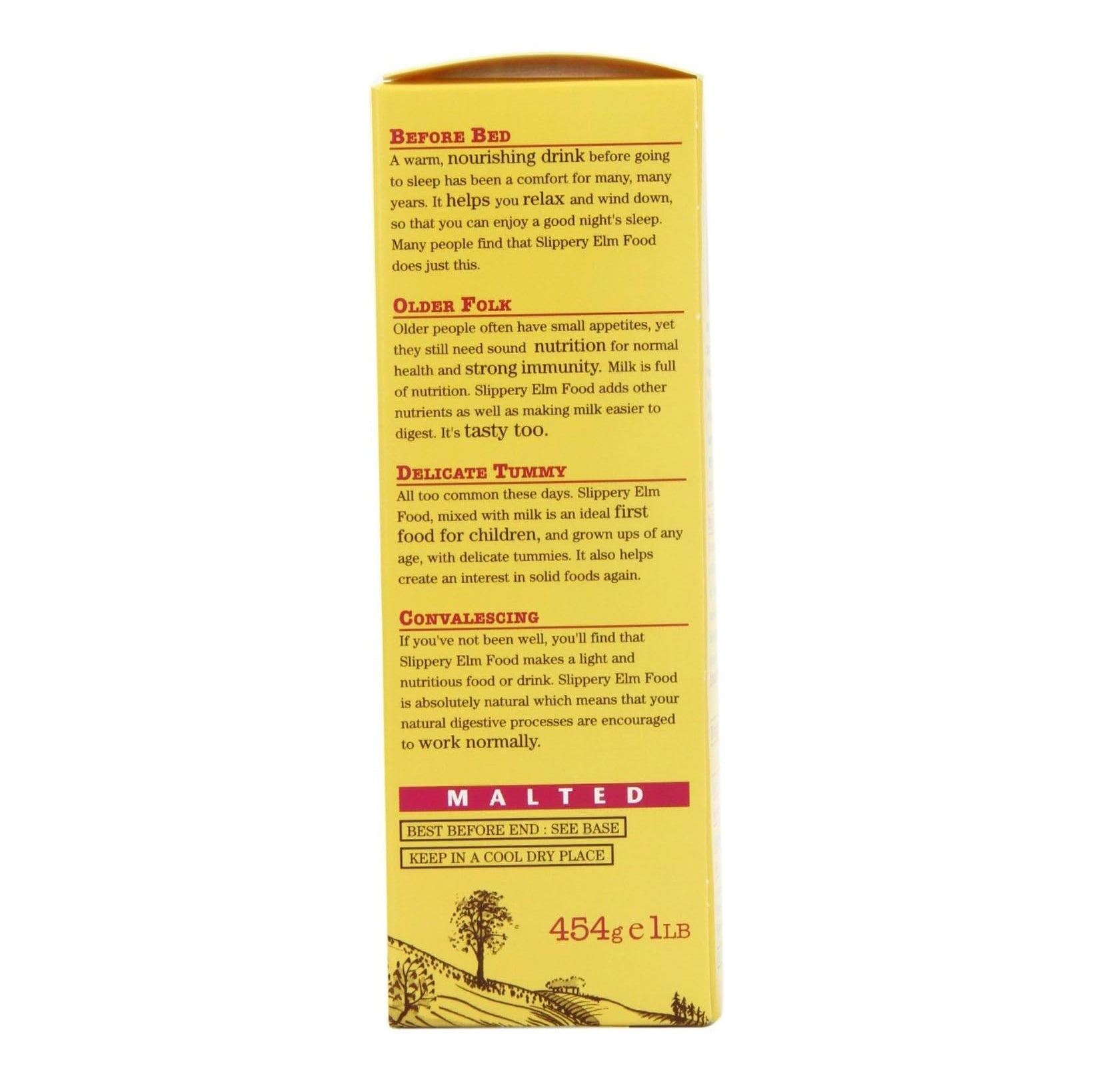 Slippery Elm Malted 454g - Thompsons - Drink - Eco Natural Products