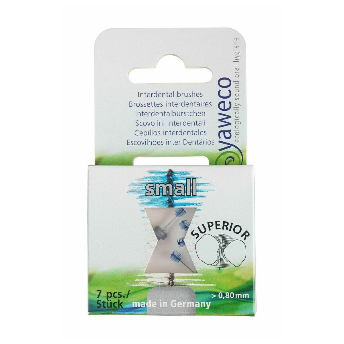 Small Grey Interdental Refill Brushes - Yaweco - Interdental refill brushes - Eco Natural Products