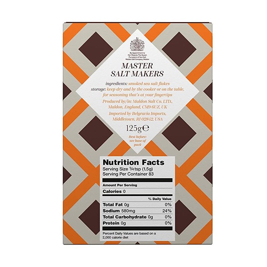 Smoked Sea Salt 125g - Maldon Salt - Sea Salt For Consumption - Eco Natural Products