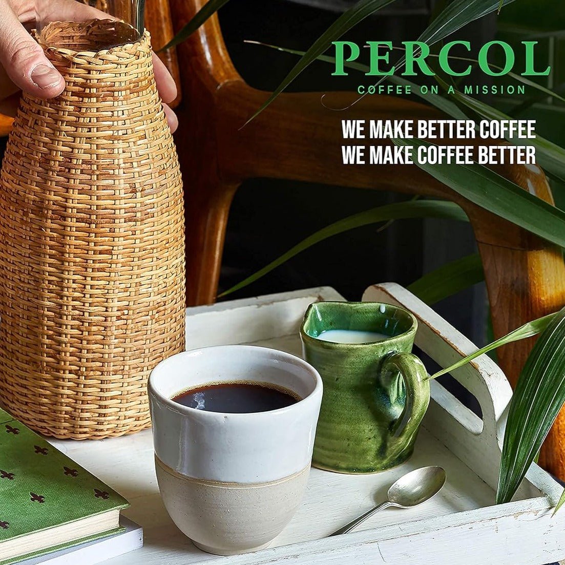 Smooth Columbian Coffee Instant 100g - Percol - Coffee - Eco Natural Products